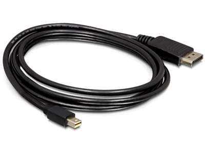 DeLOCK mini DP/DP 1.2 2 m Mini DisplayPort DisplayPort Sort