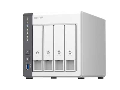 QNAP TS-433 NAS Tower ARM Cortex-A55 4 GB QNAP QTS