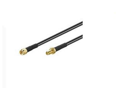 Microconnect 51678 koaxial kabel 5 m RP-SMA Sort