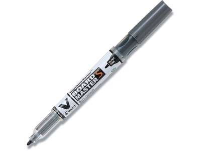 Whiteboard marker, Rund spids, Sort, 1-3 mm, Pilot V Board Master WBMA-VS-UF-BG-B