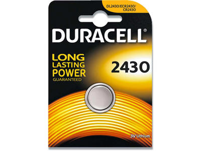 Batteri, CR2430, 3 V, 1 stk, Duracell Electronics