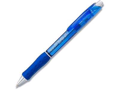 Kuglepen, 0.7 mm, 0.35 mm, Blå, Pentel Feel-it BX477-B