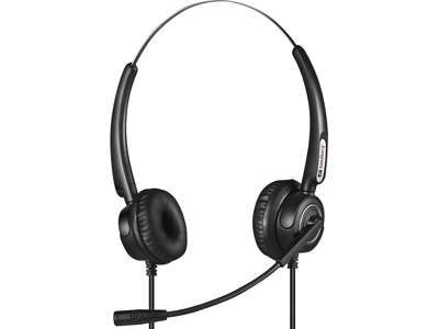 Sandberg 126-30 hovedtelefoner/headset Ledningsført Kontor/Callcenter USB Type-A Sort