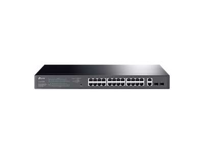 TP-Link TL-SG1428PE netværksswitch Administreret L2 Gigabit Ethernet (10/100/1000) Strøm over Ethernet (PoE) 1U Sort