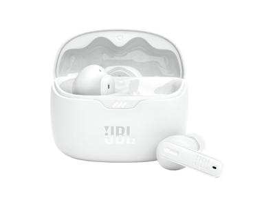 JBL Tune Beam Headset True Wireless Stereo (TWS) I ørerne Opkald/musik Bluetooth Hvid