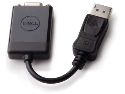 DELL 492-11715 videokabel adapter DisplayPort VGA Sort