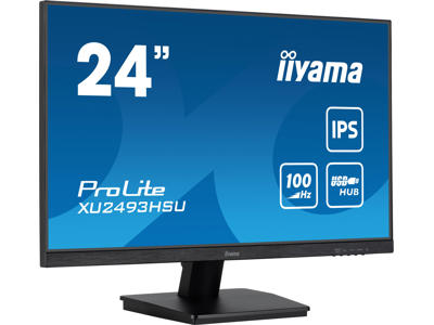 iiyama ProLite XU2493HSU-B7 computerskærm 60,5 cm (23.8") 1920 x 1080 pixel Fuld HD LED Sort