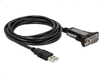 DeLOCK 65962 serielkabel Sort 3 m USB Type-A DB-9