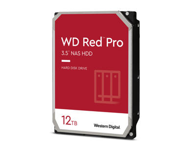 Western Digital WD Red Pro harddisk 12 TB 7200 rpm 256 MB 3.5" Serial ATA III