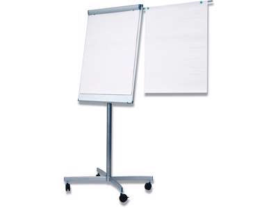 Flipover, Gulvmodel, 70x100 cm, Lakeret magnetisk whiteboardplade, Esselte Mobil 