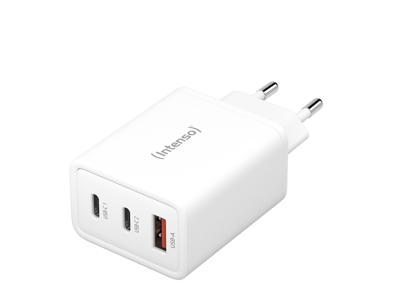 Intenso POWER ADAPTER 1XUSB-A/2XUSB-C/7806512 Universel Hvid Vekselstrøm Hurtig opladning Indendørs