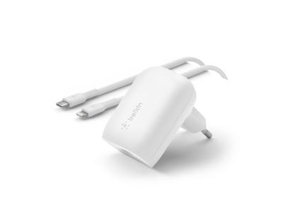 Belkin WCA005vf1MWH-B5 Laptop, Smartphone, Tablet Hvid Vekselstrøm Hurtig opladning Indendørs