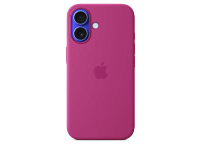 Apple Silikone-etui med MagSafe til iPhone 16 – fuchsia