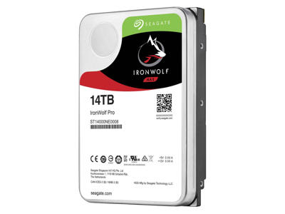 Seagate IronWolf Pro harddisk 14 TB 7200 rpm 256 MB 3.5" Serial ATA III