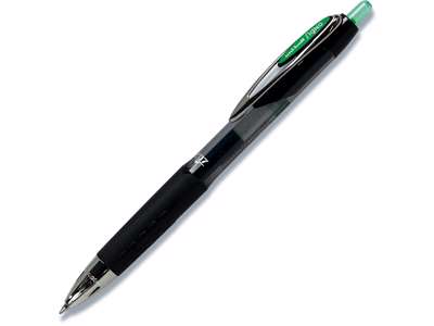 Rollerball pen, 0.7 mm, 0.4 mm, Grøn, uni-ball Signo Fine UMN-207-36