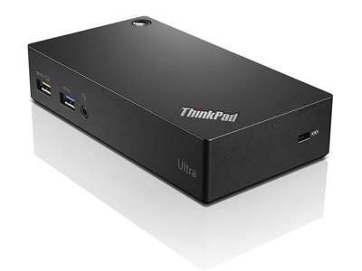 Lenovo ThinkPad USB 3.0 Ultra Ledningsført USB 3.2 Gen 1 (3.1 Gen 1) Type-A Sort