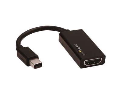 StarTech.com MDP2HD4K60S videokabel adapter 0,148 m Mini DisplayPort HDMI Sort