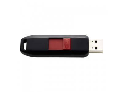 Intenso 32GB USB2.0 USB-nøgle USB Type-A 2.0 Sort, Rød