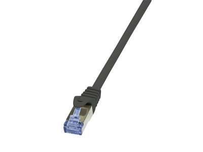 LogiLink PrimeLine Cat.7 S/FTP 0.25m netværkskabel Sort 0,25 m Cat7 S/FTP (S-STP)