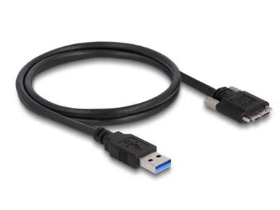 DeLOCK 87799 USB-kabel USB 3.2 Gen 1 (3.1 Gen 1) 1 m USB A Micro-USB B Sort