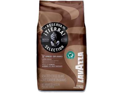 Kaffe, Hele bønner, Espresso, 1000 g, 1 pose, Lavazza Tierra Selection 