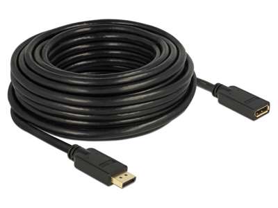 DeLOCK 84908 DisplayPort kabel 15 m Sort