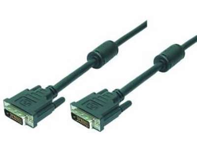 LogiLink 5m DVI-D DVI kabel Sort