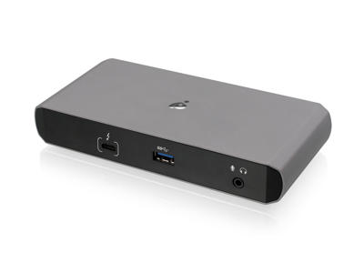 iogear GTD737 dockingstation Thunderbolt 3 Sort, Grå