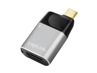 LogiLink CUA0203 kabel kønsskifter USB Type-C HDMI Type A (Standard) Sort, Grå