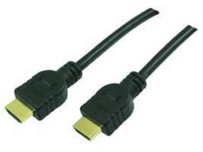 LogiLink HDMI, 10m HDMI-kabel HDMI Type A (Standard) Sort