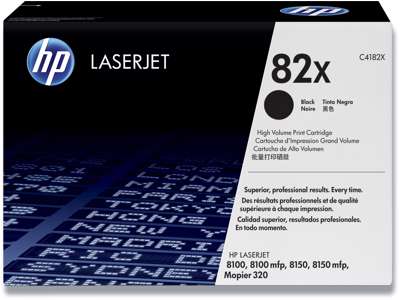 Toner, 82X, Black-sort, 20.000 sider, HP C4182X