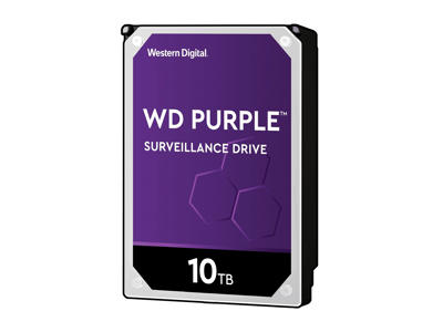 Western Digital Purple harddisk 10 TB 7200 rpm 256 MB 3.5" Serial ATA III