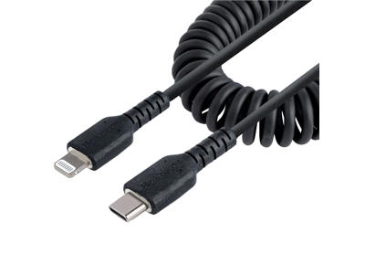 StarTech.com RUSB2CLT1MBC Lightning kabel 1 m Sort