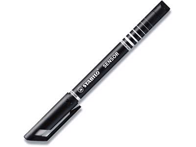 Fineliner, Sort, 0.3 mm, 1 stk, Stabilo Sensor 189/46