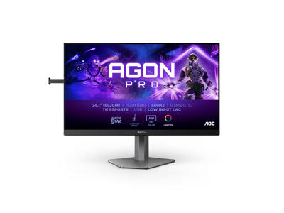 AOC AGON PRO AG246FK computerskærm 61,2 cm (24.1") 1920 x 1080 pixel Fuld HD LCD Sort