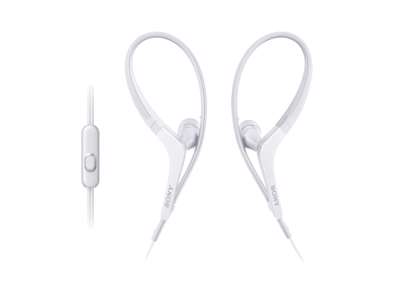 Sony MDRAS410APW Headset Ledningsført Ørekrog Sport Hvid