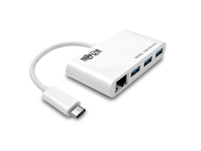 Tripp Lite U460-003-3AG dockingstation USB 3.2 Gen 1 (3.1 Gen 1) Type-C Hvid