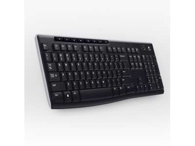 Logitech K270 Wireless Keyboard, Black (Nordic)