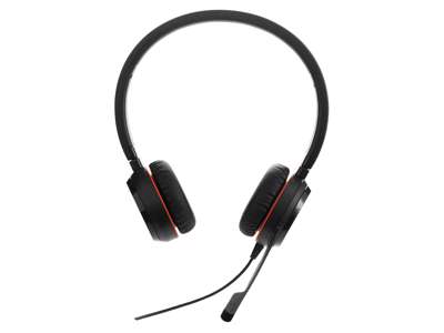 Jabra Evolve 20SE MS Stereo Headset Ledningsført Kontor/Callcenter USB Type-A Bluetooth Sort