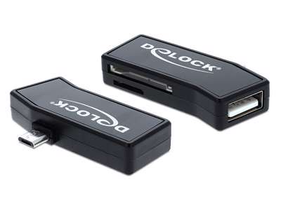 DeLOCK 91730 kortlæser USB 2.0 Sort