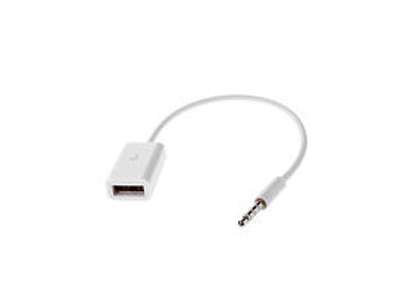 Microconnect AUDUSBFW lydkabel 0,2 m 3.5mm USB Type-A Hvid