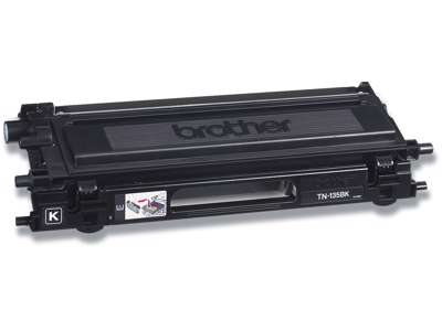 Toner, TN135BK, Black-sort, 5.000 sider, Brother 