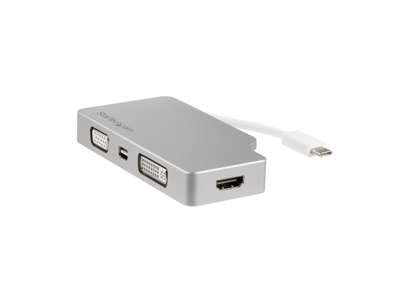 StarTech.com CDPVGDVHDMDP USB grafisk adapter 3840 x 2160 pixel Sølv