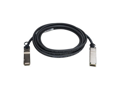 QNAP CAB-NIC40G30M-QSFP InfiniBand og fiberoptisk kabel 3 m QSFP+ Sort