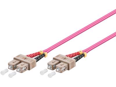 Microconnect FIB222010-4 InfiniBand og fiberoptisk kabel 10 m SC Lyserød