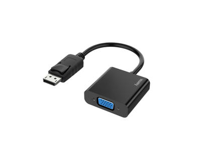 Hama 00200337 videokabel adapter DisplayPort VGA (D-Sub) Sort