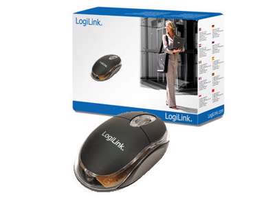 LogiLink Mouse optical USB Mini with LED mus USB Type-A Optisk 800 dpi