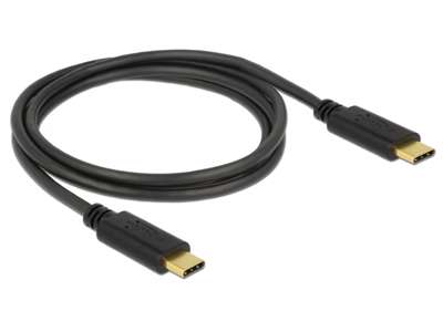 DeLOCK 83323 USB-kabel USB 2.0 1 m USB C Sort