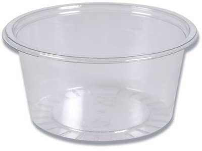 Portionsbæger, 3,6cm, Ø7,5cm, 100 ml, klar, RPET, 1000 stk, Abena Cater-Line