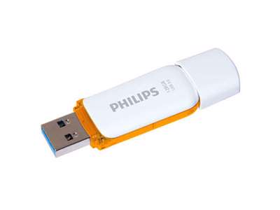 Philips FM12FD75B/00 USB-nøgle 128 GB USB Type-A 3.2 Gen 1 (3.1 Gen 1) Orange, Hvid